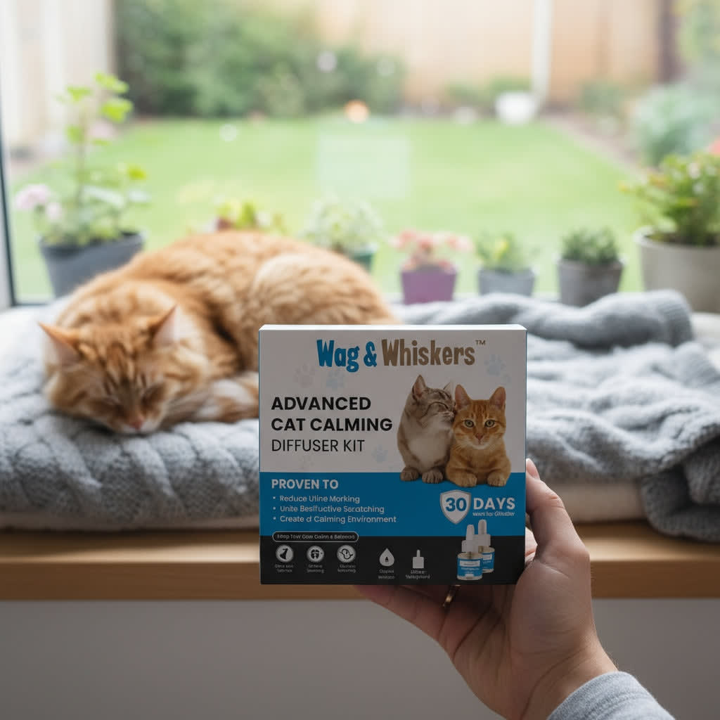 Wag&Whiskers™ - Cat Calming Diffuser | Dual-Pheromone Formula