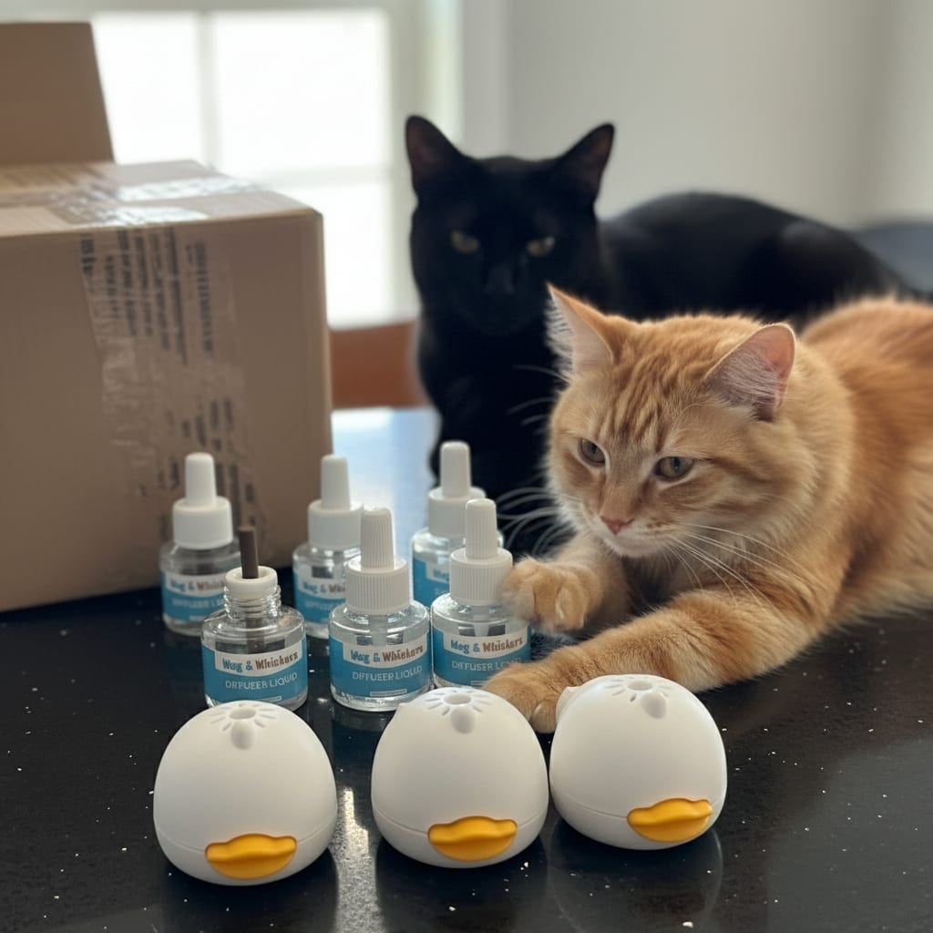 Wag&Whiskers™ - Cat Calming Diffuser | Dual-Pheromone Formula