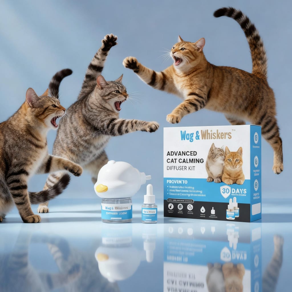 Wag&Whiskers™ - Cat Calming Diffuser | Dual-Pheromone Formula