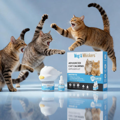 Wag&Whiskers™ - Cat Calming Diffuser | Dual-Pheromone Formula