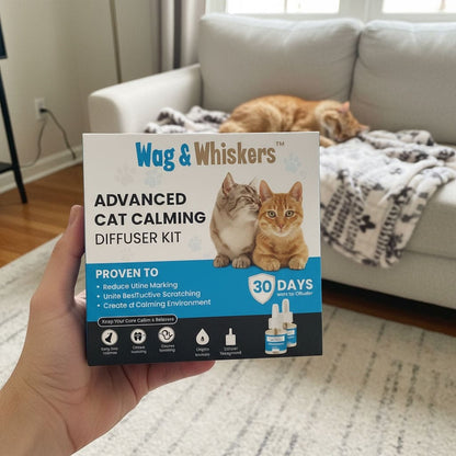 Wag&Whiskers™ - Cat Calming Diffuser | Dual-Pheromone Formula