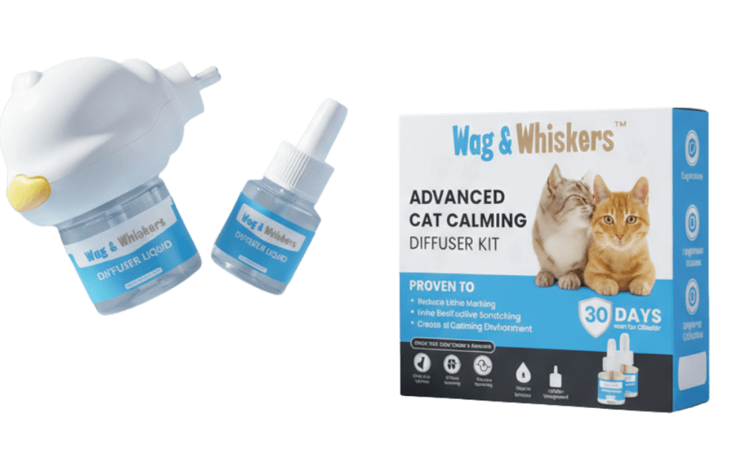 Wag&Whiskers™ - Cat Calming Diffuser | Dual-Pheromone Formula
