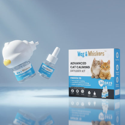 Wag&Whiskers™ - Cat Calming Diffuser | Dual-Pheromone Formula