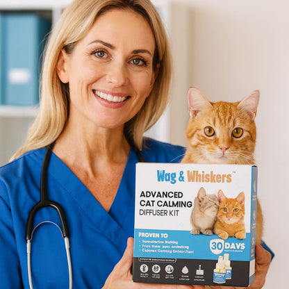 Wag&Whiskers™ - Cat Calming Diffuser | Dual-Pheromone Formula